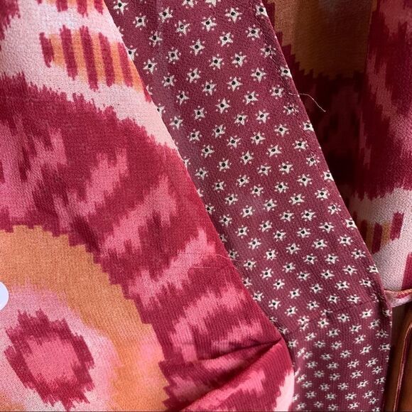 Scotch & Soda Pattern Block Belted Kimono Dress - Picture 10 of 14